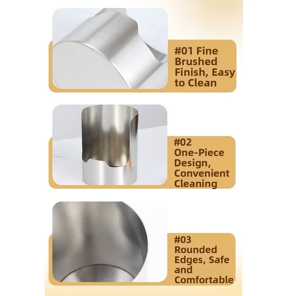 Stainless Steel Utensil Holder – Spoon & Spatula Rack Utensil Holder Nixie