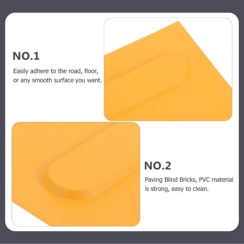 PVC Tactile Paving Blind Road Brick Self-Adhesive Floor Stickers Tactile Paving Tiles Nixie