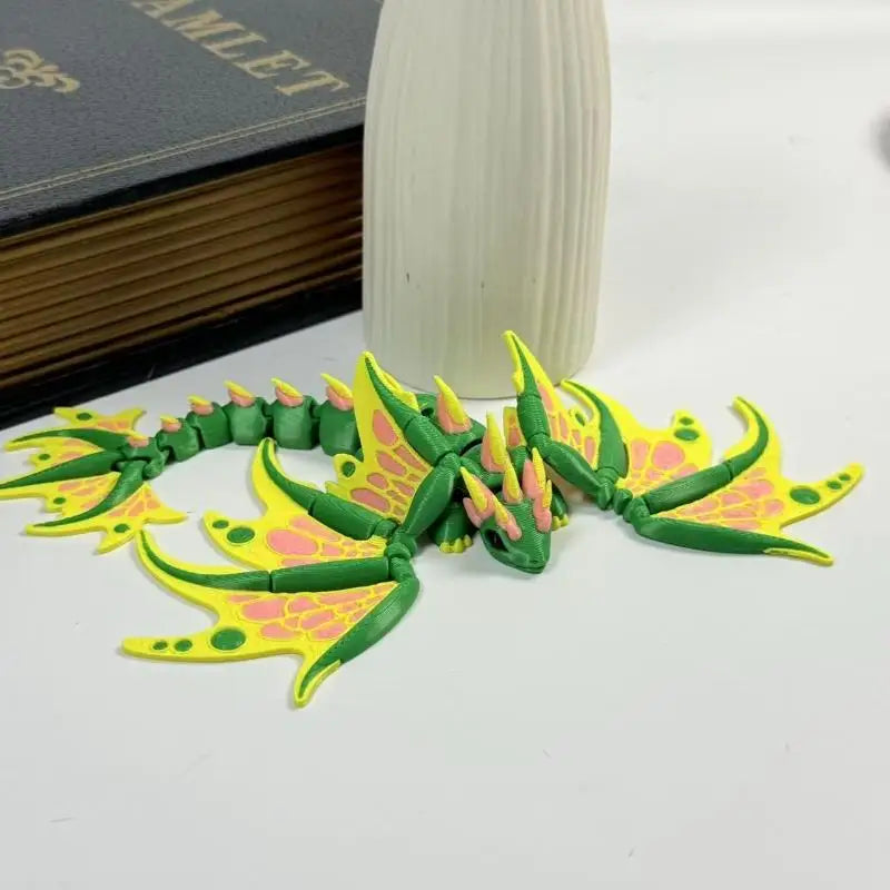 3D Printed Emperor Dragon Figurine | Desktop Ornament Gift Dragon Figurine Nixie A2