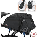 KEMITOUR Waterproof Rear Bike Rack Bag 8L/11L Pannier Trunk Bag Bicycle Pannier Bag Nixie Type B 11L