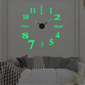 DIY Glow Acrylic Wall Clock – Silent Quartz Frameless Decor