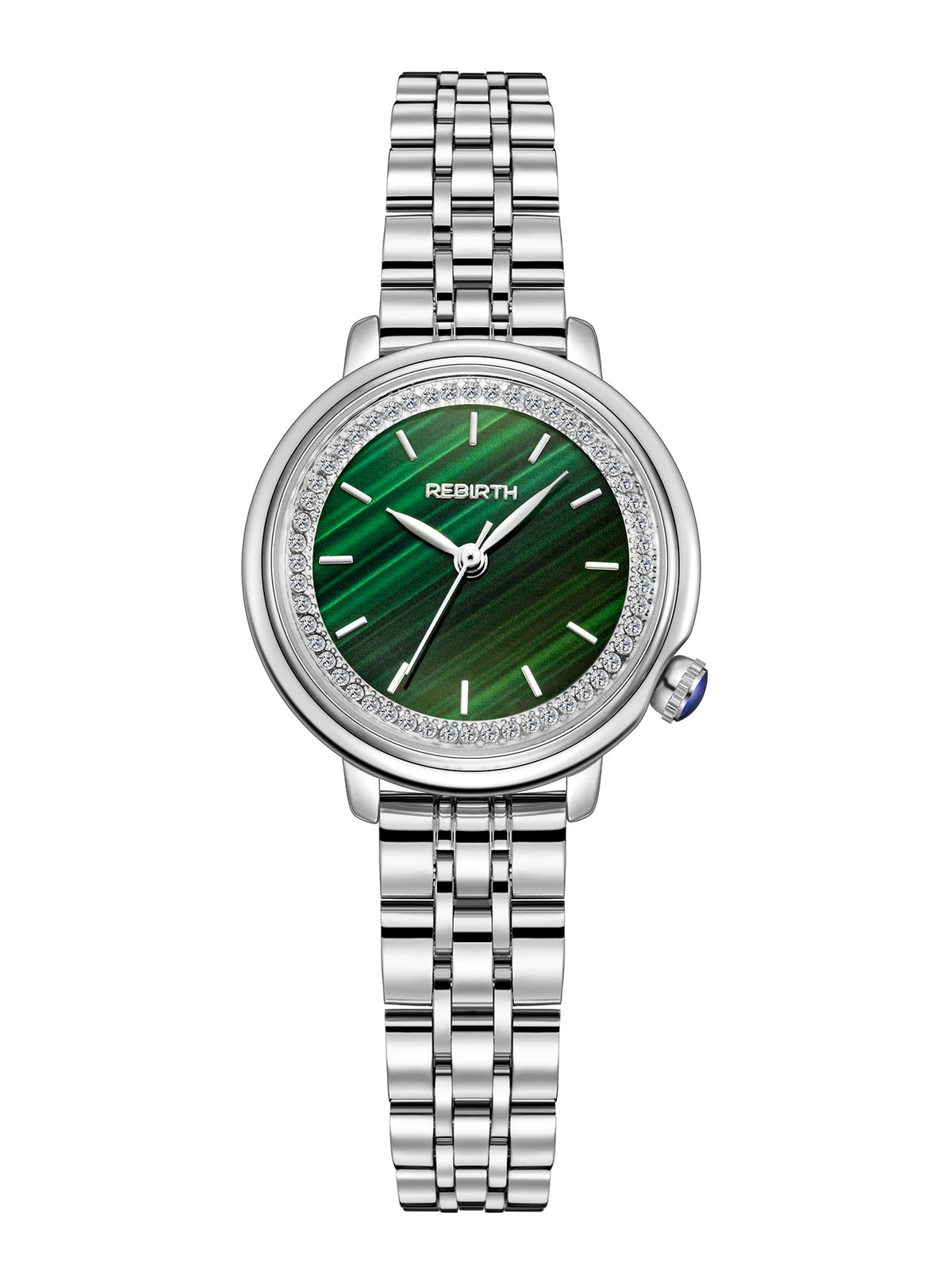 REBIRTH Casual Quartz Watch – Minimalist Stainless Band Quartz Watch Nixie