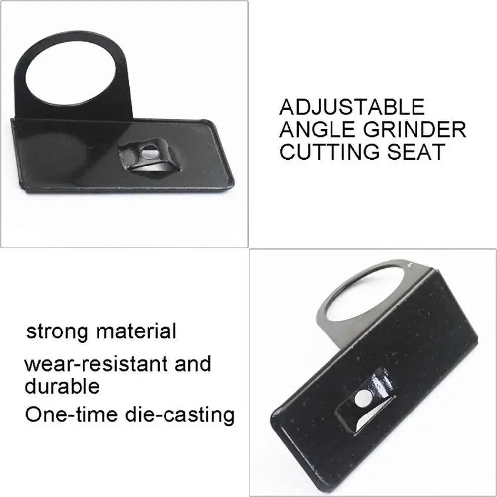Adjustable Angle Grinder Bracket Stand – Metal Base Holder