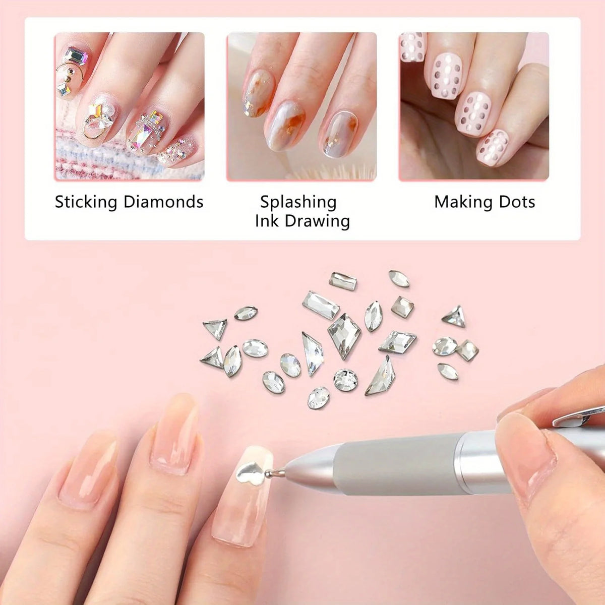 5-in-1 Nail Dotting Pen Set | Ballpoint Nail Art Tool