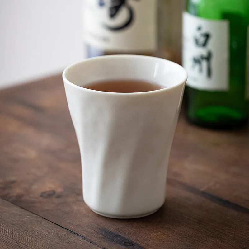 Dehua White Porcelain Coffee Cup 220ml – Ceramic Tea Mug Ceramic Coffee Mug Nixie