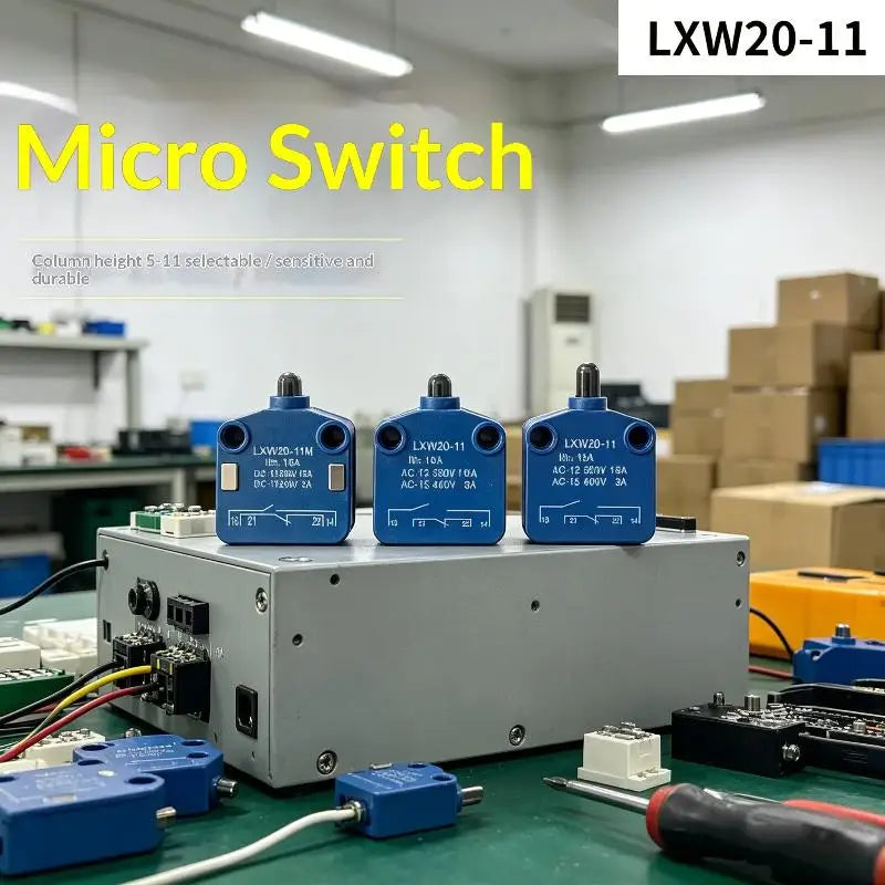 LXW20-11/M Micro Limit Switch 16A 1NO 1NC Silver Contact Micro Limit Switch Nixie