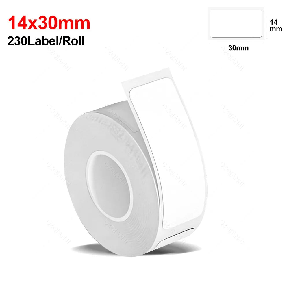 Marklife P15 Thermal Label Paper 12x40 15x30 15x50mm Thermal Label Paper Nixie White 14x30mm