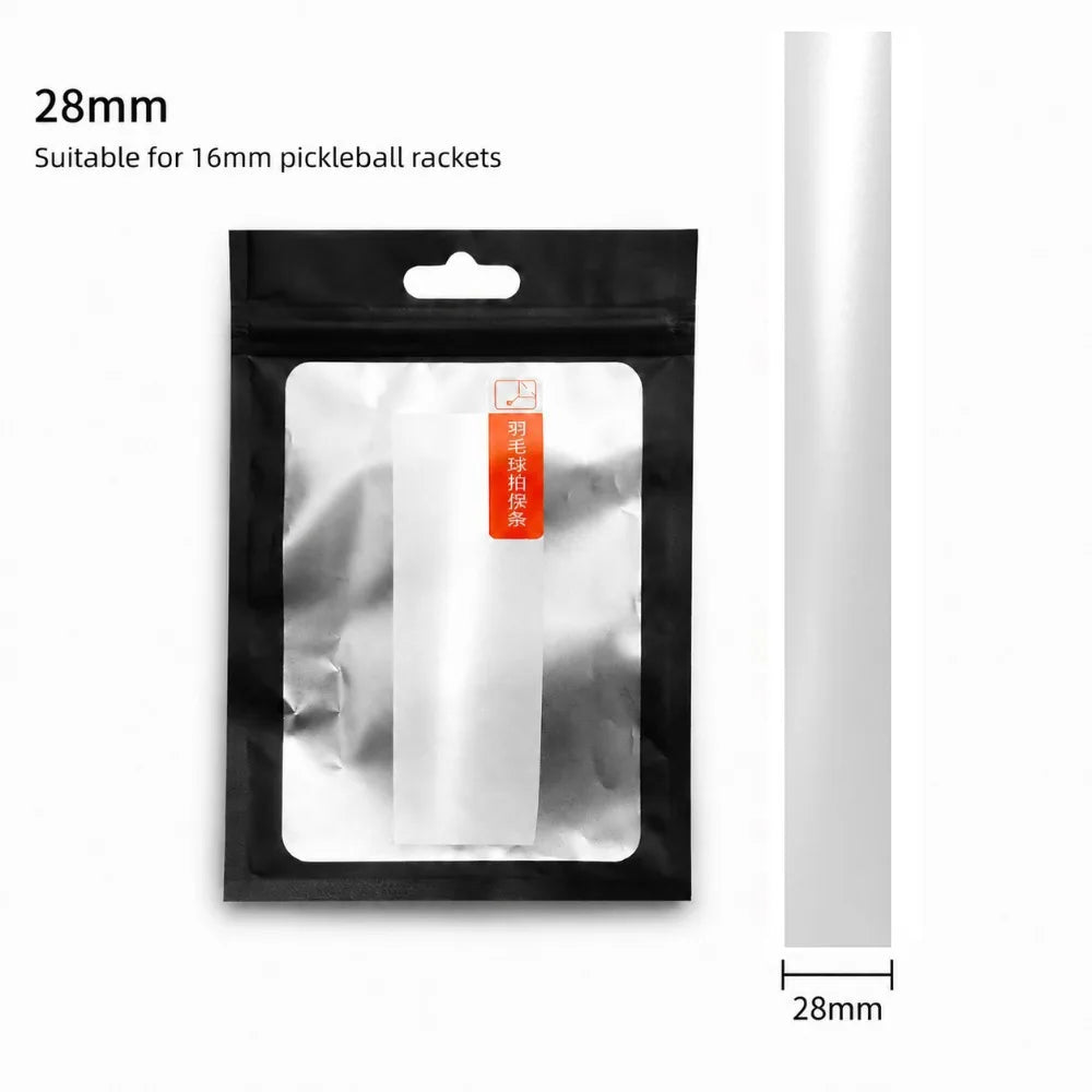 16mm Pickleball Racket Edge Guard TPU Protective Frame Tape Racket Edge Guard Nixie White