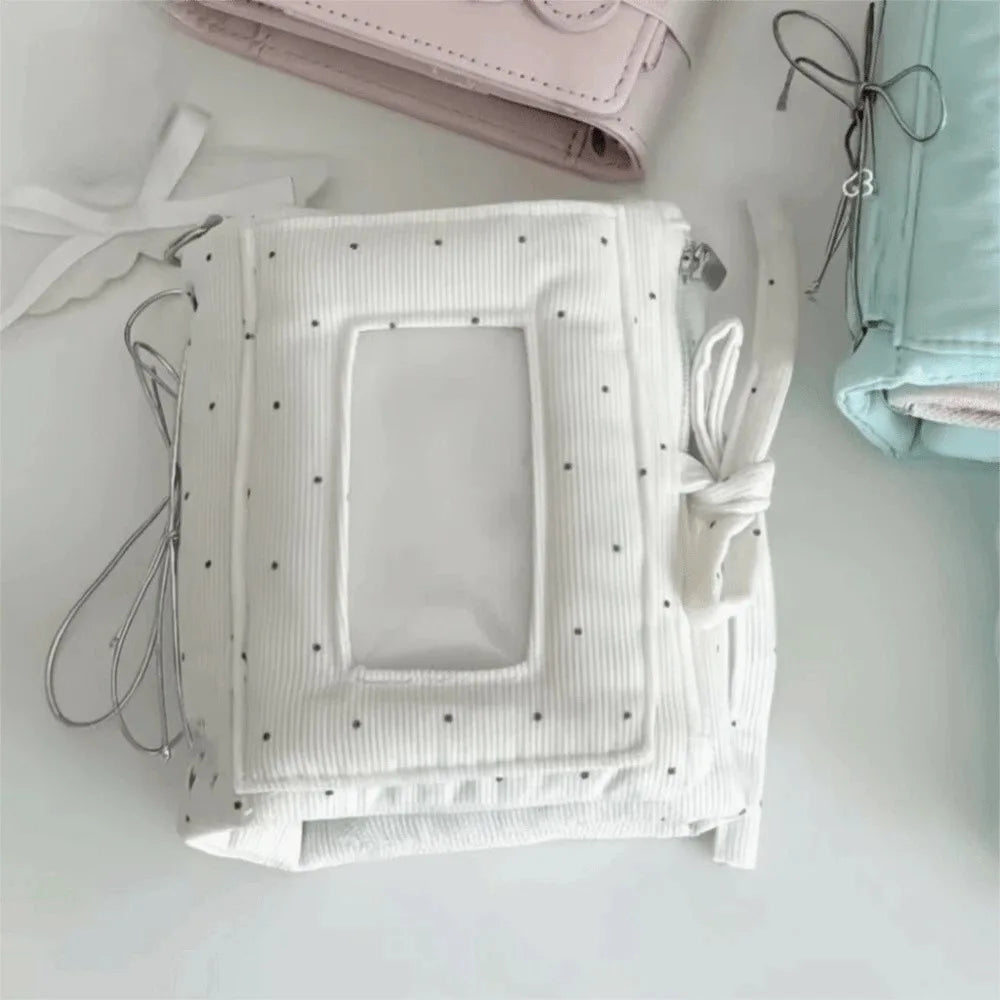 M5 Mini Pocket Notebook Polka Dot Corduroy Binder Planner