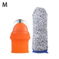 Thumb Cutter & Cut-Resistant Finger Sleeve Bean Picker Set Garden Harvesting Tool Nixie M