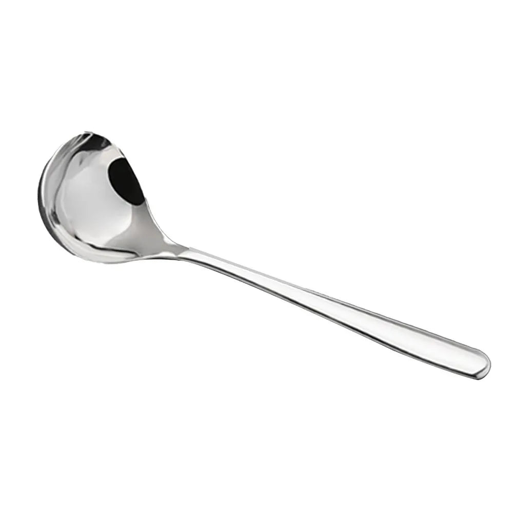 2Pcs Stainless Steel Soup Spoons – Mirror-Polished Ladle Set Soup Spoon Set Nixie