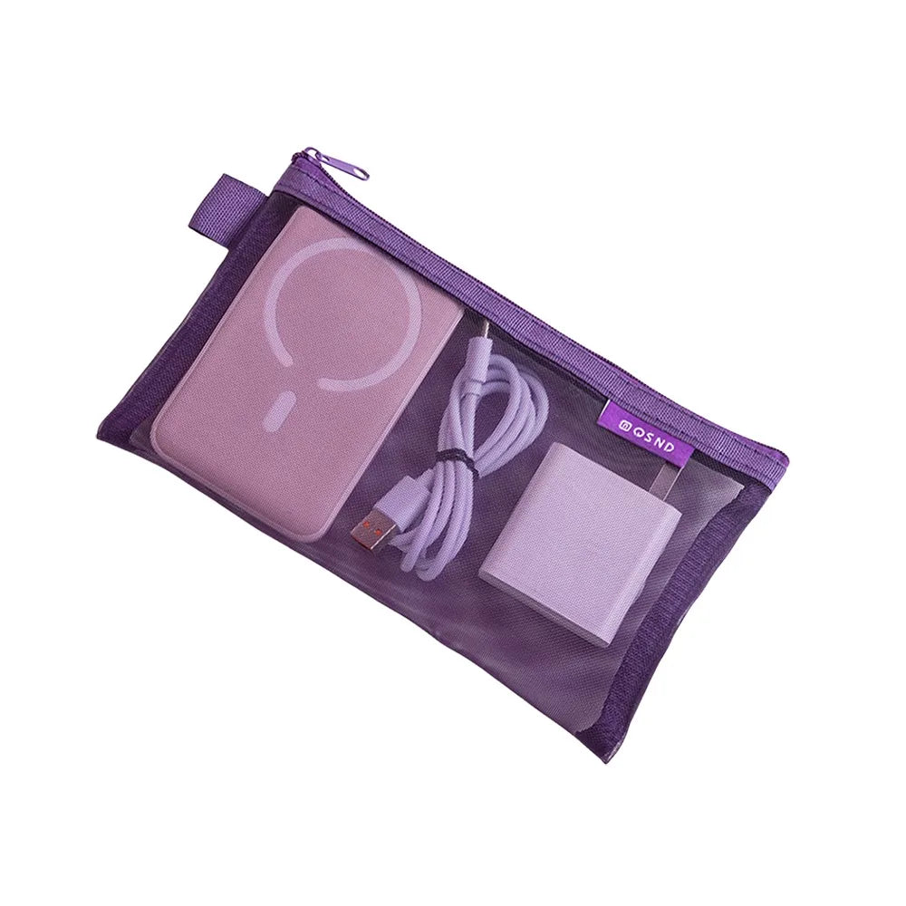Mini Transparent Zipper Storage Bag – Cosmetic & Coin Pouch