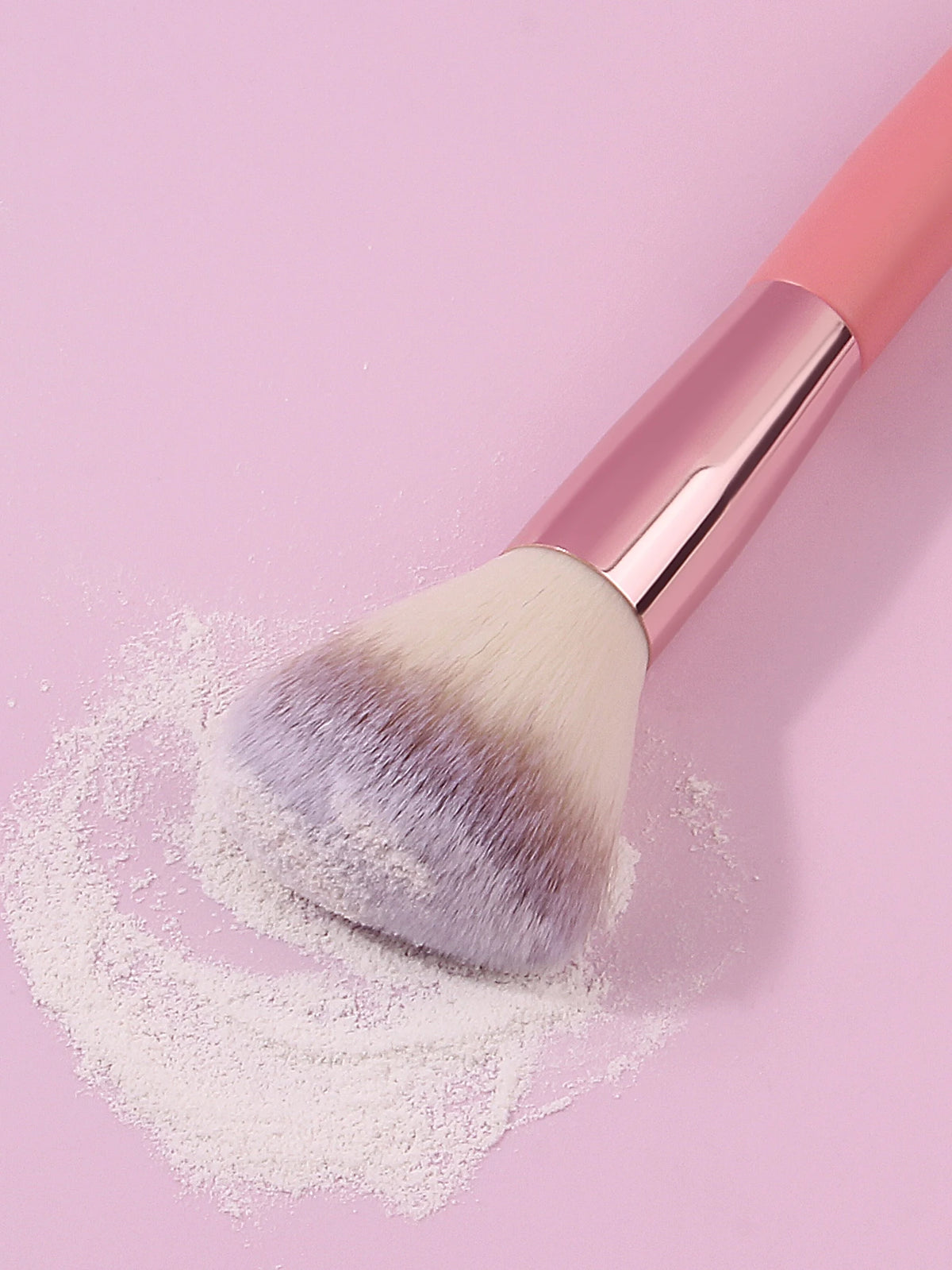 Pink Wooden Handle Makeup Brush – Blush, Contour & Highlighter Makeup Brush Nixie