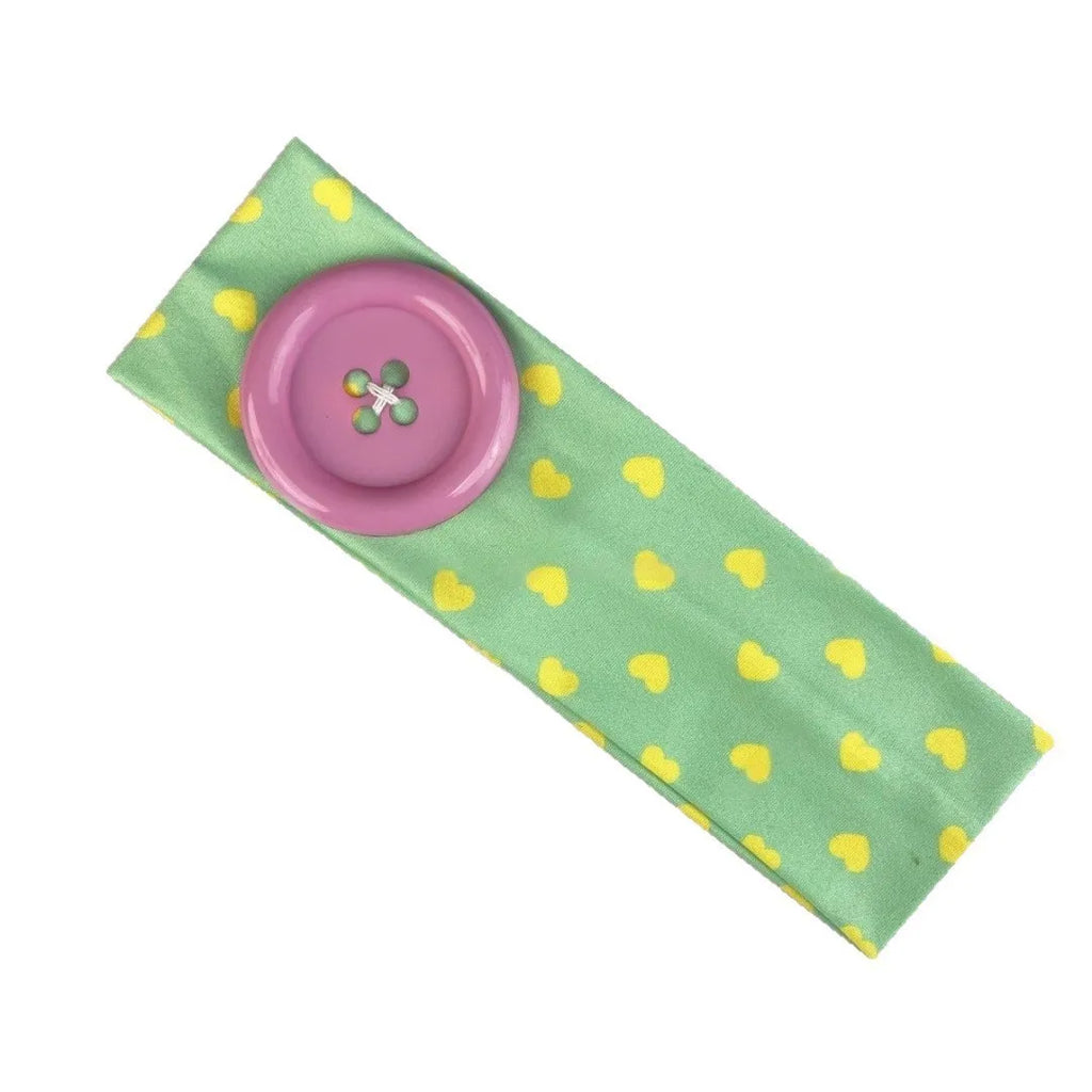 Women's Polka Dot Heart Scarf Headband – Stretchy & Skin-Friendly