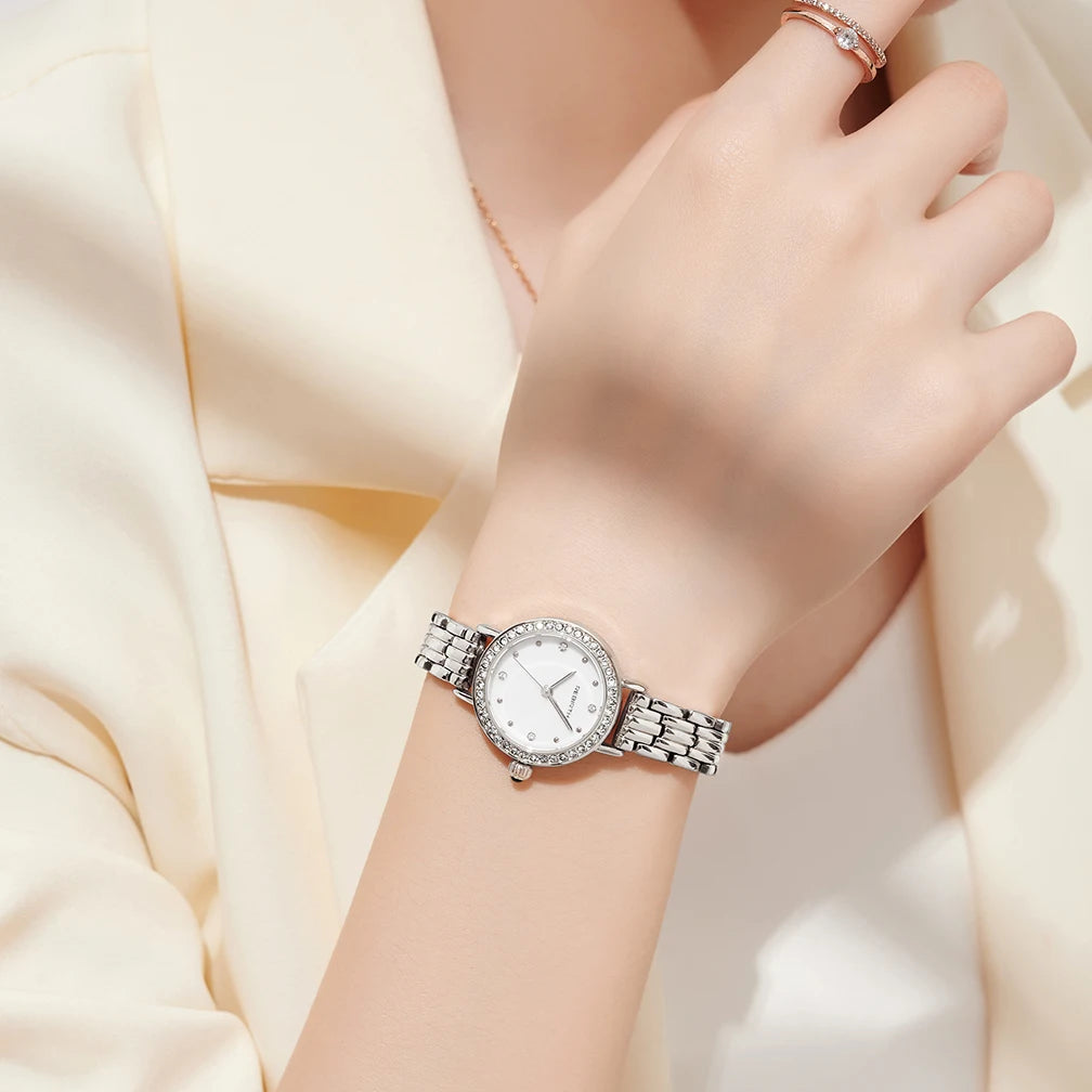Rebirth Retro Oval Gold Women's Quartz Watch – Roman Numeral