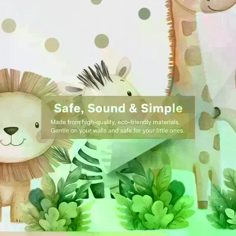 Cartoon Forest Animal Wall Stickers for Kids & Baby Rooms Kids Wall Stickers Nixie