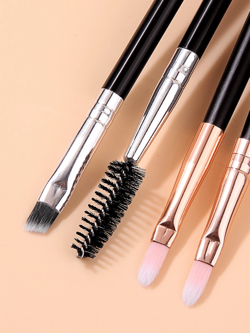 4-Piece Professional Eye Makeup Brush Set – Eyeshadow & Contour Makeup Brush Set Nixie