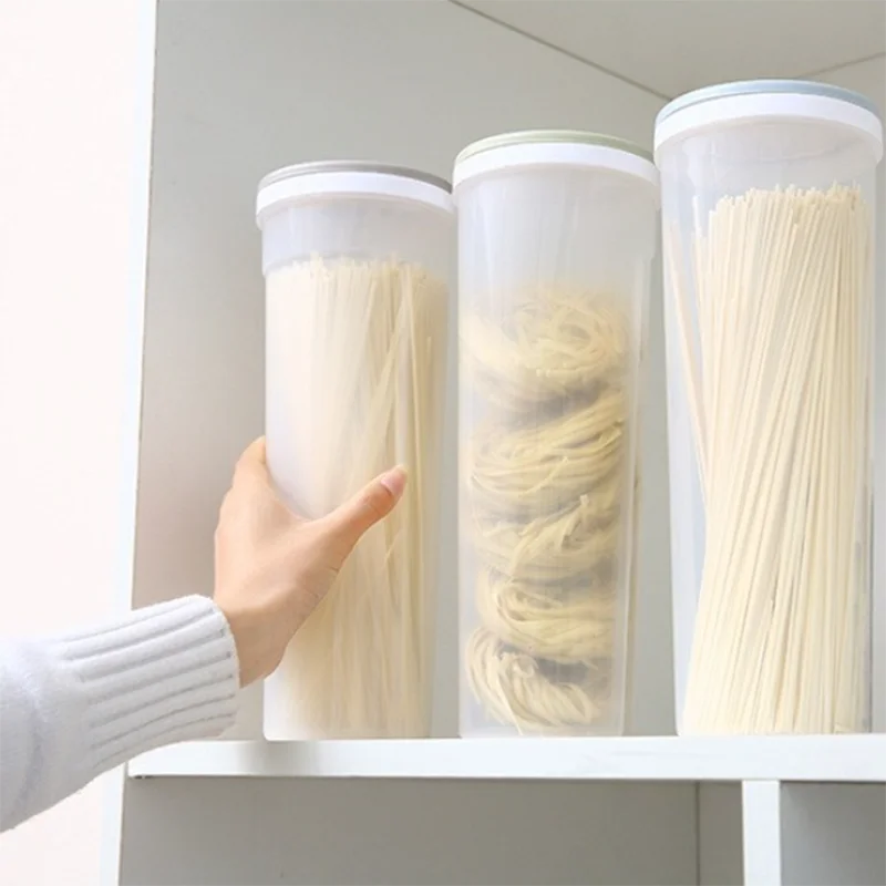 Food Grade Plastic Noodle Sealed Storage Container | Kitchen Food Storage Container Nixie