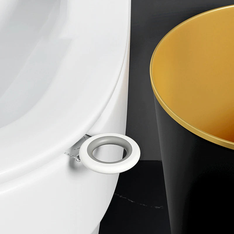 Adhesive Toilet Seat Lifter Handle – 2 Pack, No-Touch Toilet Seat Lifter Nixie