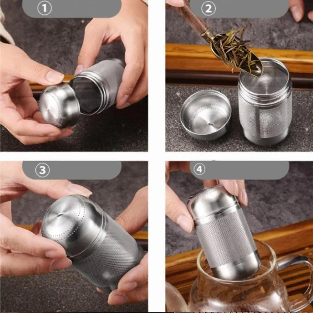 Stainless Steel Tea Infuser Ball & Spice Strainer | Fine Mesh