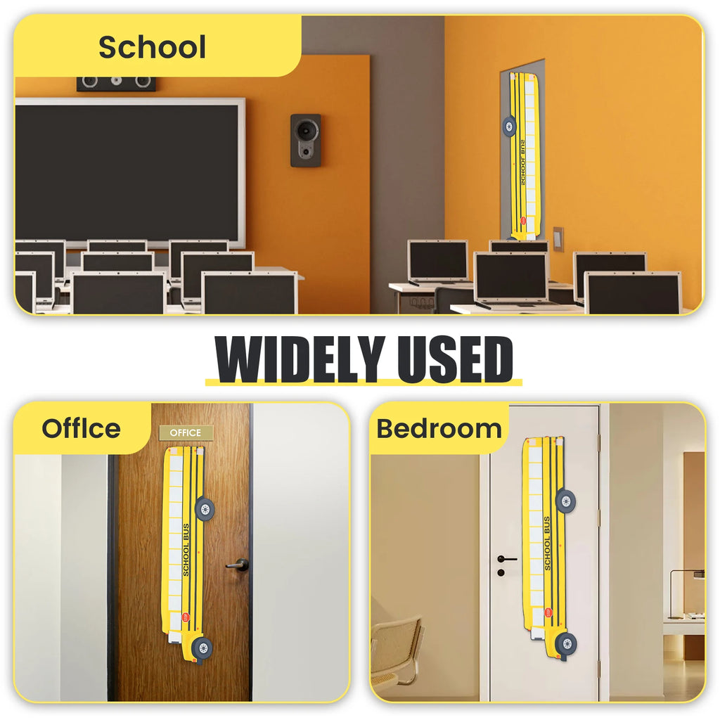 No-Drill Classroom Door Window Cover – Adhesive Curtain Shade Door Window Curtain Nixie