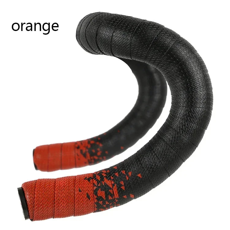 PALOMA Road Bike Handlebar Tape Anti-Slip PU EVA Grip Wrap Bicycle Handlebar Tape Nixie Orange Tape
