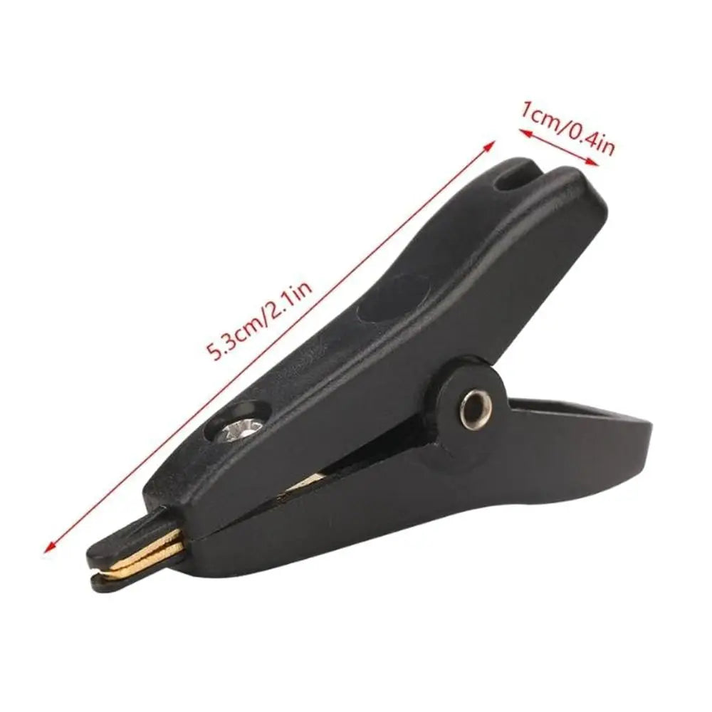 52mm LCR Kelvin Alligator Clip – Insulated Brass 5A Clamp