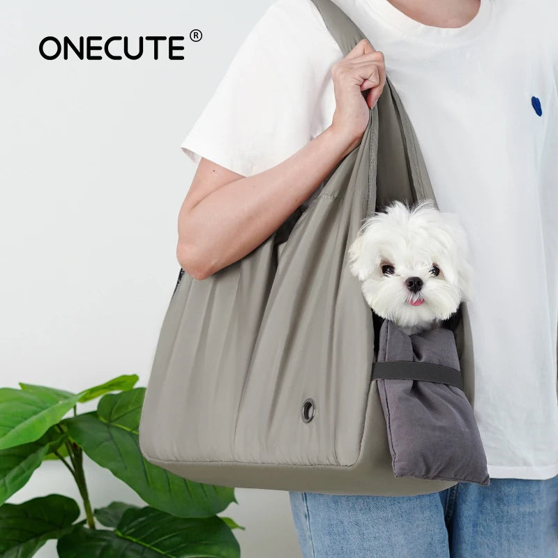 Adjustable Pet Shoulder Carrier Bag – Dog & Cat Travel Backpack Pet Carrier Bag Nixie 16.14X6.30X11.02inch