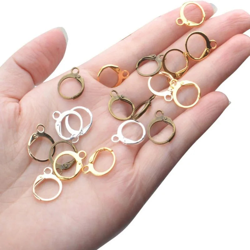 30pcs French Earring Hooks Copper DIY Jewelry Making Findings Earring Hooks Findings Nixie
