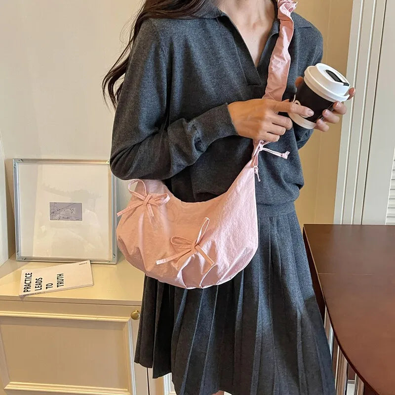 Nylon Crossbody Dumpling Bag – Large Capacity Shoulder Bag Crossbody Shoulder Bag Nixie