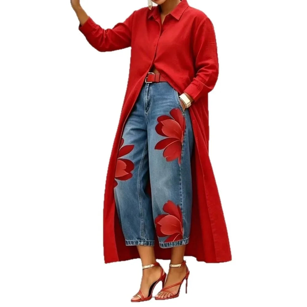 Women's Loose Fit Long Sleeve Open Front Cardigan Blouse Women's Casual Blouse Nixie
