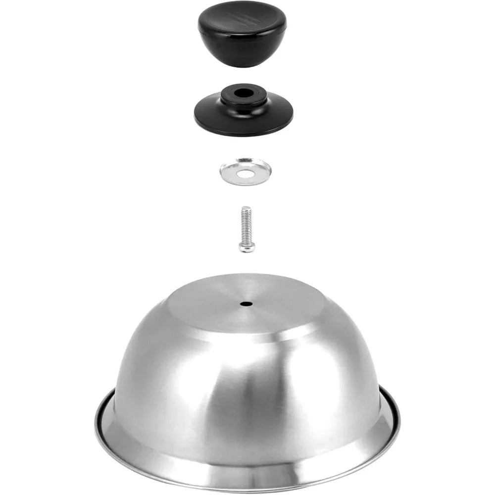 Stainless Steel Dome Lid for Cheese Melting, Burgers & BBQ Cookware Dome Lid Nixie