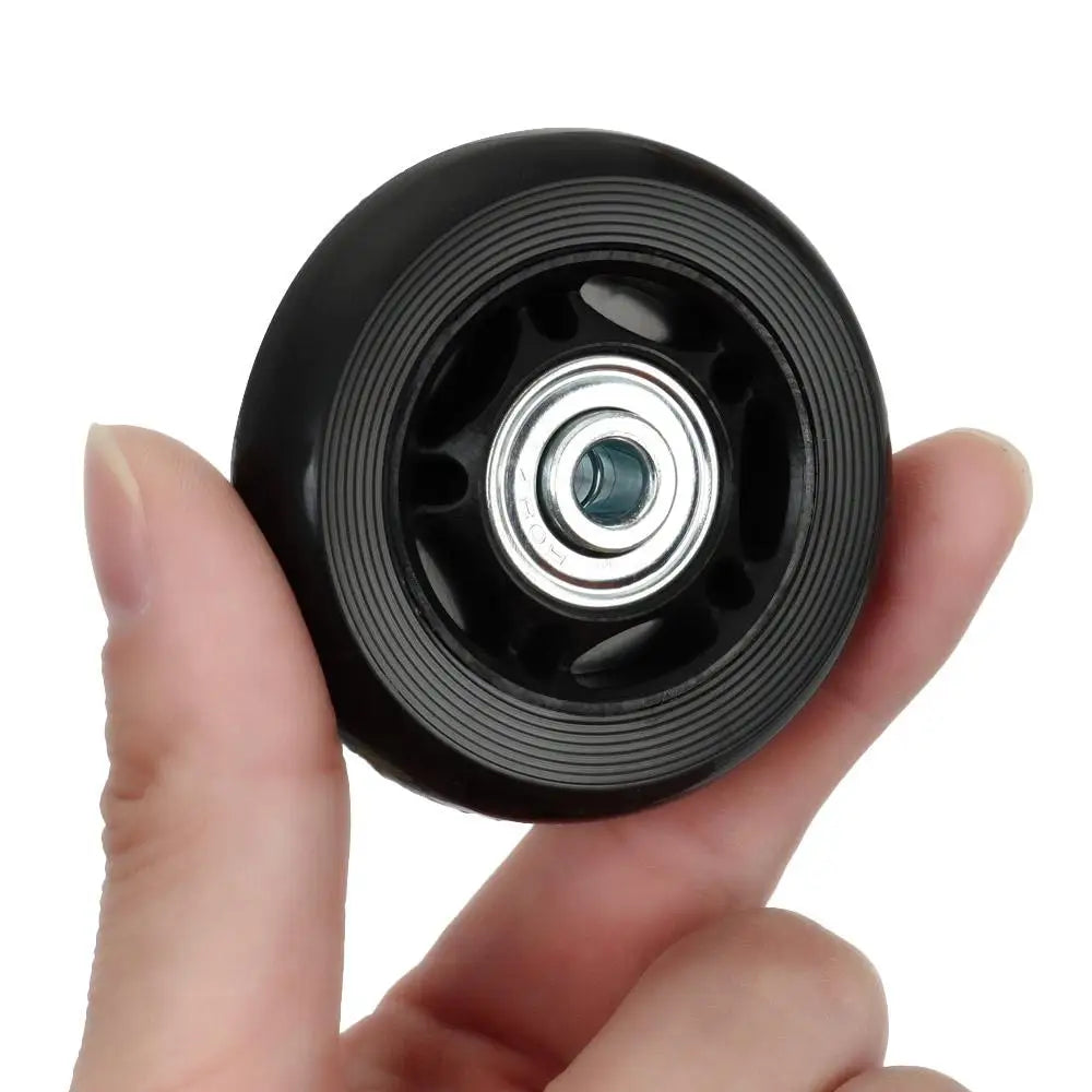 Luggage Wheel Replacement Kit – Silent 57-59mm Casters & Axles Luggage Repair Kit Nixie