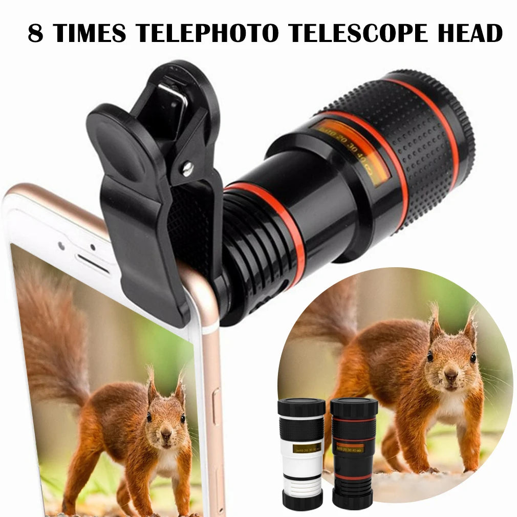 8x HD Monocular Telephoto Lens for Smartphone – Camping & Hiking Smartphone Telephoto Lens Nixie