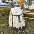 Nixie Women's Lightweight Korean-Style Large Capacity Backpack Women's Backpack Nixie Beige