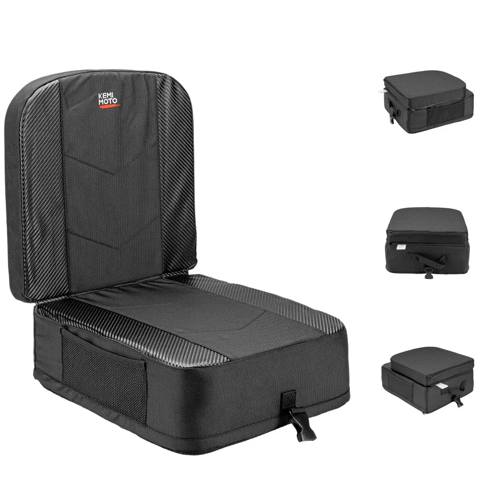 UTV 5" Raised Seat Cushion – Universal Fit, High-Density Foam UTV Seat Cushion Nixie Black