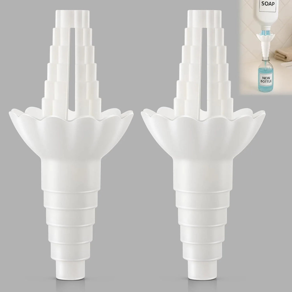 Universal Bottle Emptying Kit – No-Waste Liquid Transfer Adapter