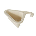 Kitchen Triangle Drain Basket – Retractable Sink Corner Rack Sink Drain Basket Nixie White