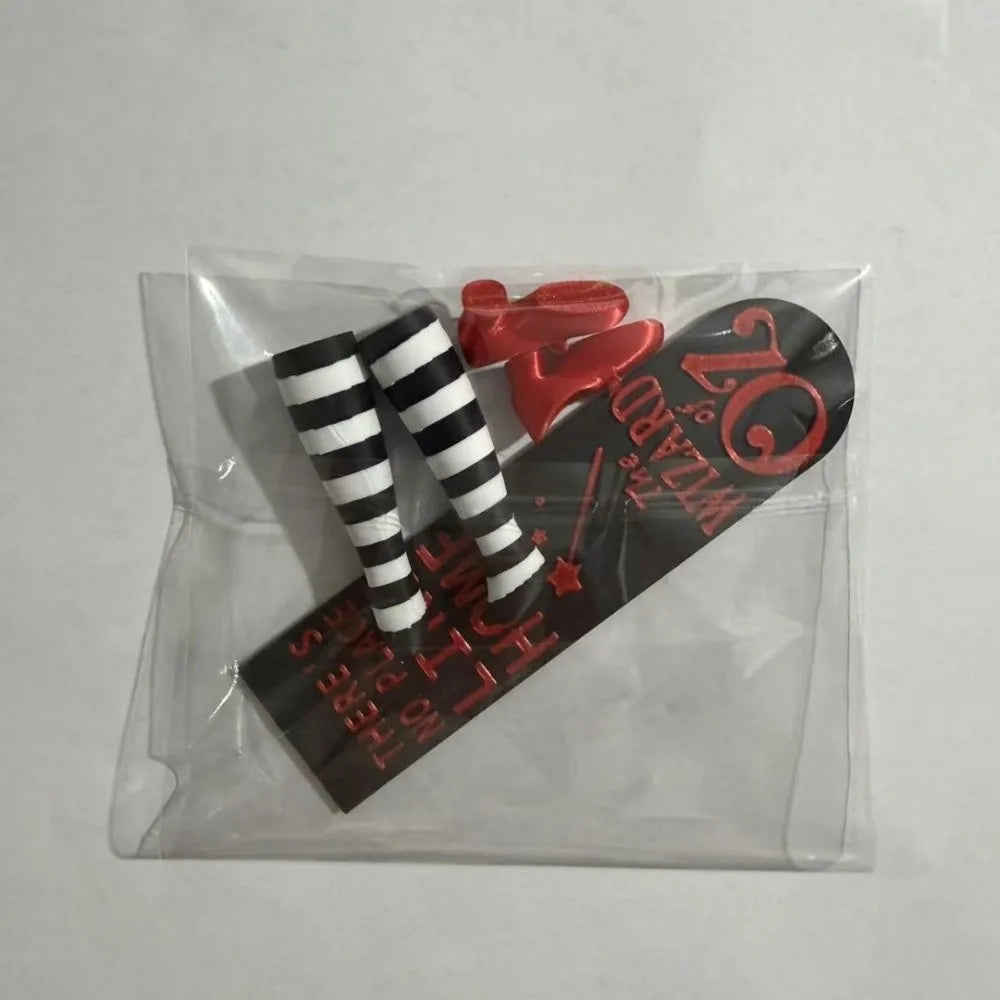 3D Witch Leg Bookmark – Novelty High Heel Shape Gift Novelty Bookmark Nixie Black