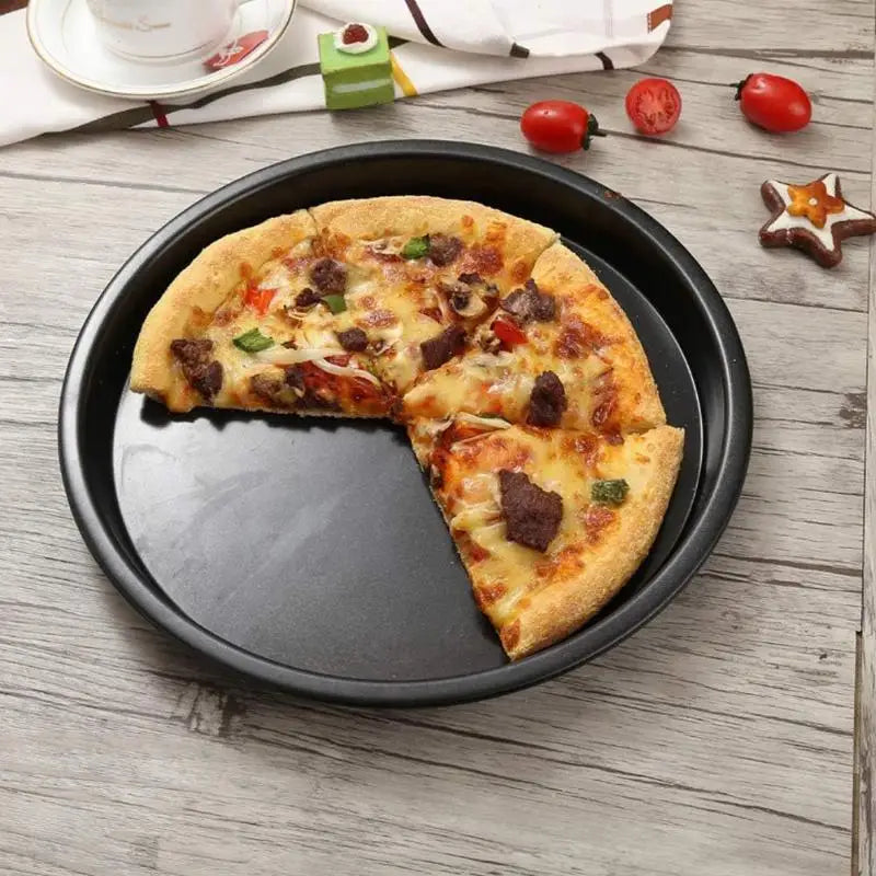 Nonstick Carbon Steel Pizza Pan – 10, 11, 12 & 14 Inch Pizza Baking Pan Nixie