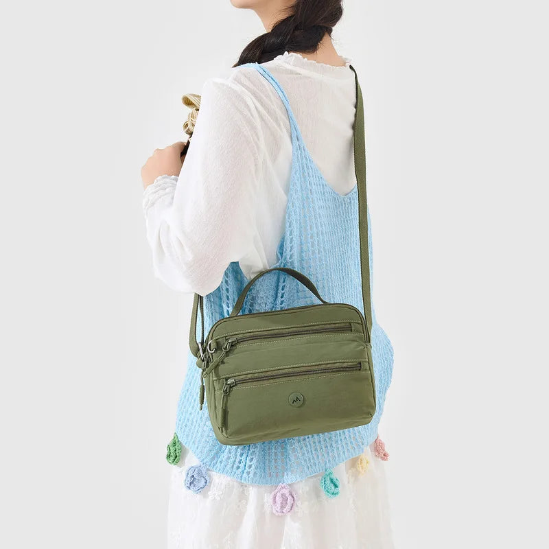 Nixie Large Canvas Crossbody Bag – Travel Shoulder Bag Crossbody Shoulder Bag Nixie