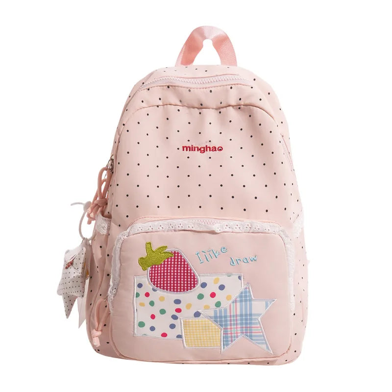Polka Dot Backpack for Women – Large Cute School & Travel Bag Women's Backpack Nixie