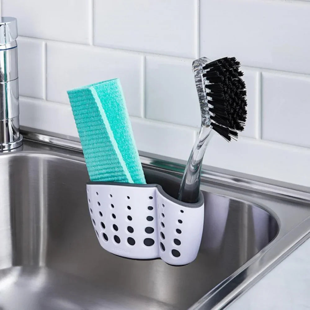 Kitchen Sponge Rack Drain Basket & Sink Storage Holder Sink Storage Rack Nixie