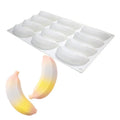 Banana Silicone Baking Mold 6/12 Cavity – Non-Stick Dessert Silicone Baking Mold Nixie C