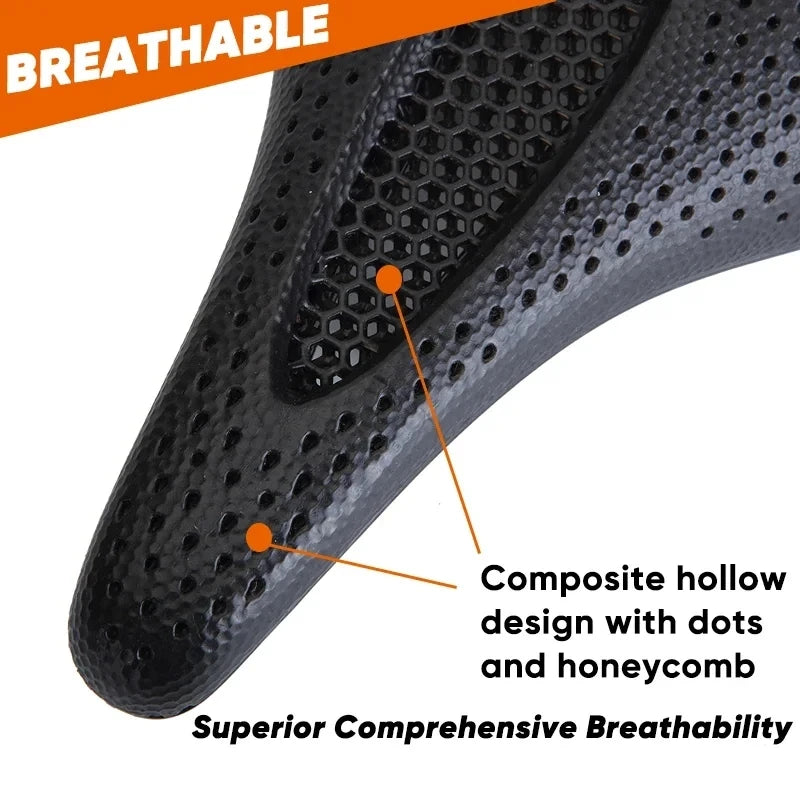 BUCKLOS 3D Printed Carbon Fiber MTB & Road Bike Saddle Bike Saddle Nixie