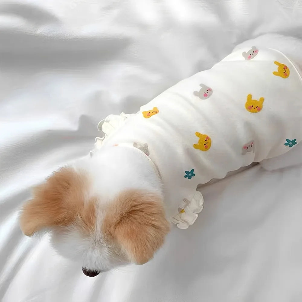 Cute Dog & Cat Tank Top – Soft Breathable Pet Pullover