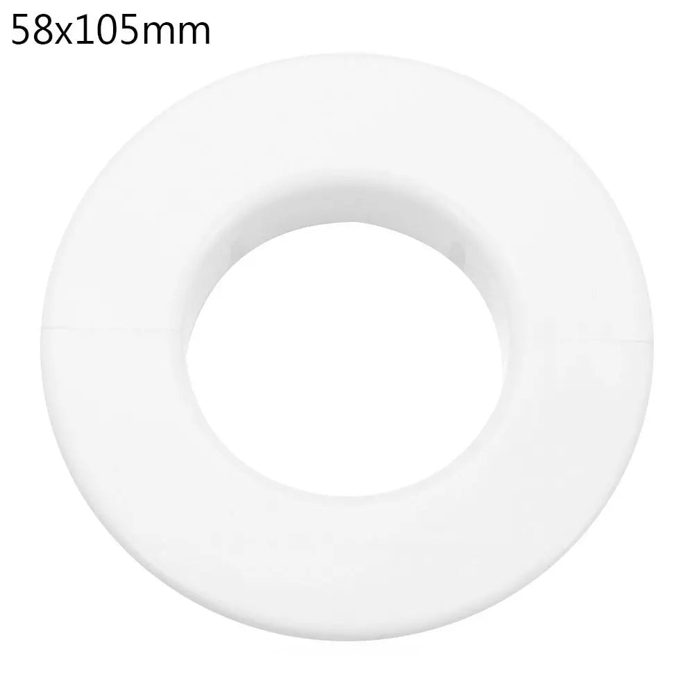 Chrome Pipe Wall Flange Cover – Faucet Decorative Escutcheon Pipe Wall Cover Nixie 58x105mm
