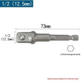 1/2" Scissor Jack Adapter Steel Drill Wrench Car Jack Tool Jack Adapter Tool Nixie Connector