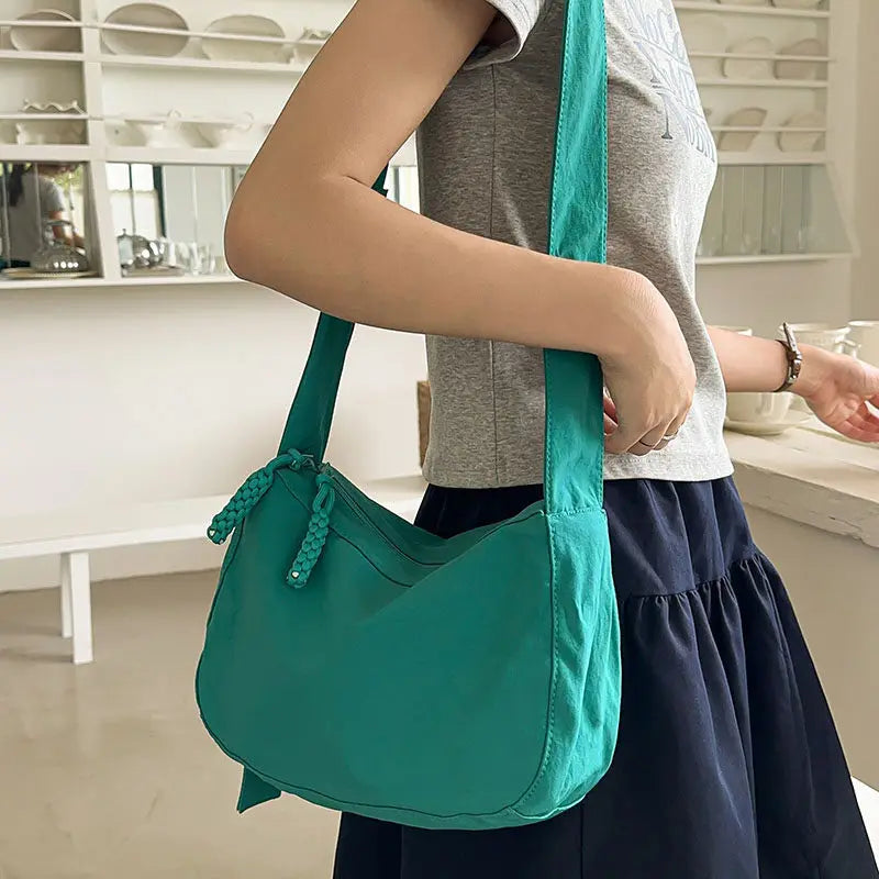 Soft Girl Dumpling Crossbody Bag | Harajuku Vintage Style Crossbody Bag Nixie