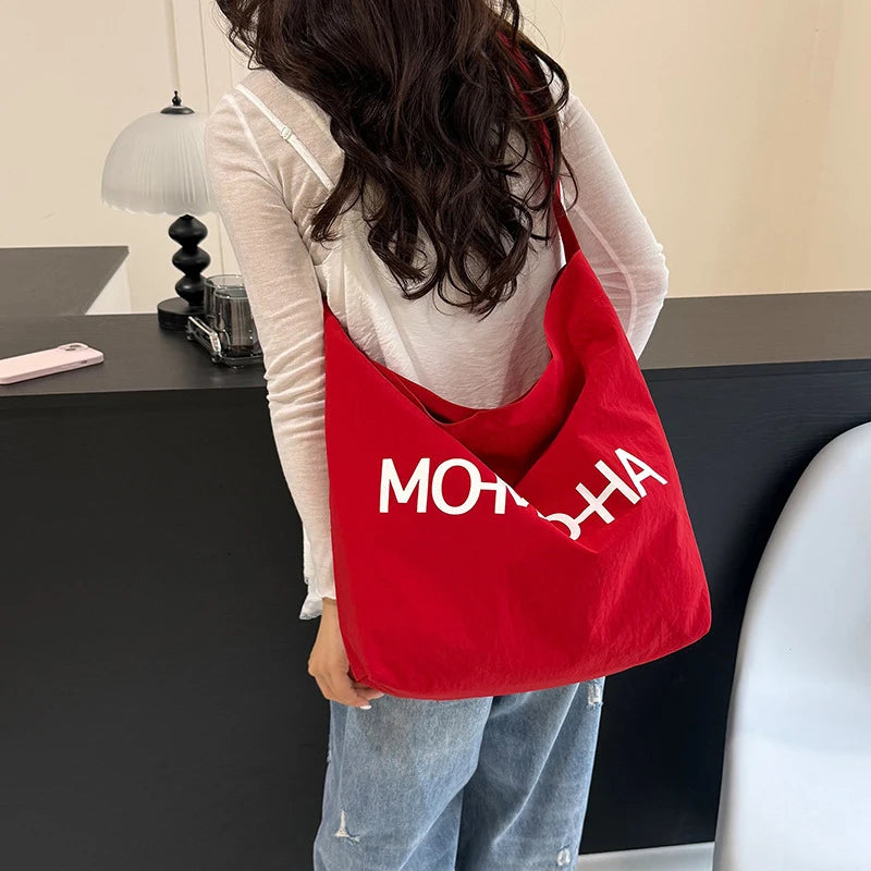 Korean Style Lightweight Tote Bag | Trendy Women's Shoulder Bag Women's Tote Bag Nixie